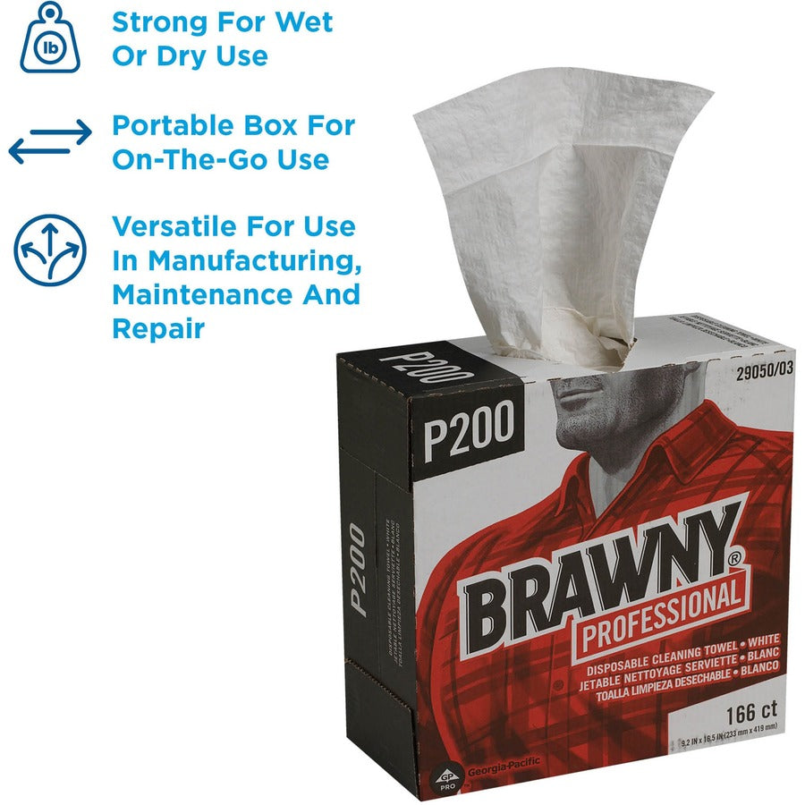 Brawny® Professional P200 Disposable Cleaning Towels