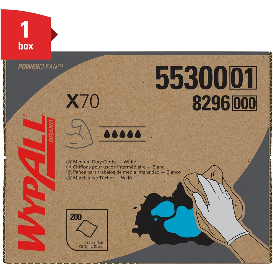 Wypall Kimberly-Clark WypAll X70 Wipers