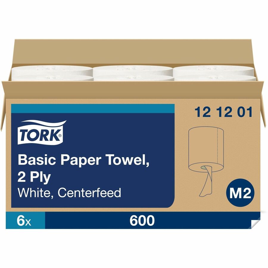 TORK Advanced Soft Centerfeed Hand Towel, 2-Ply, White