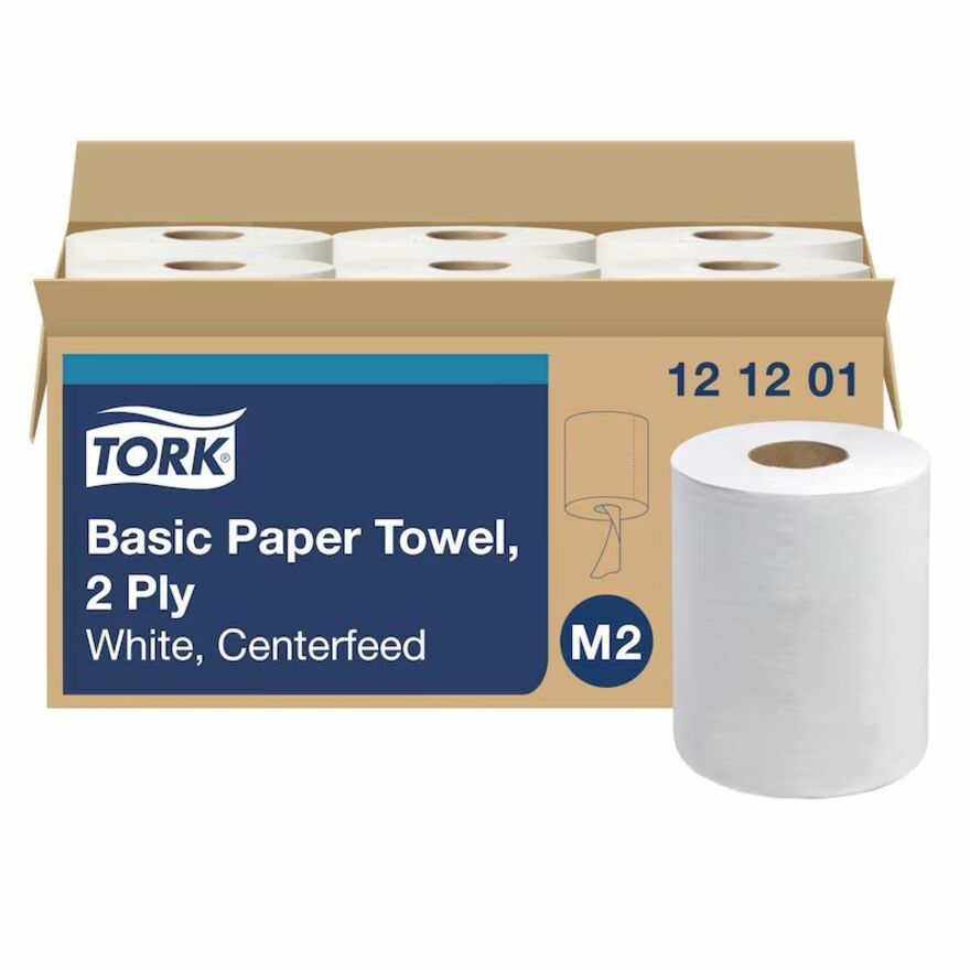 TORK Advanced Soft Centerfeed Hand Towel, 2-Ply, White