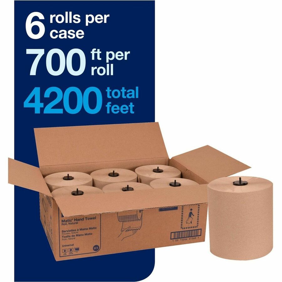 TORK Tork Matic Hand Towel Roll Natural H1