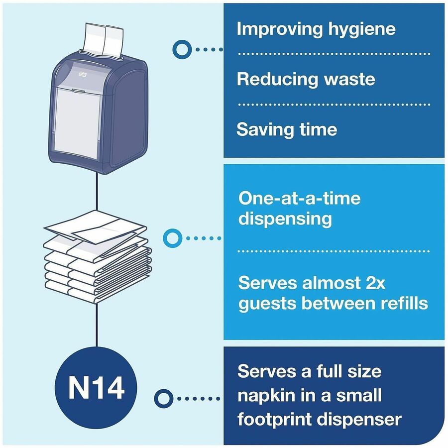 TORK Xpressnap Fit Tabletop Napkin Dispenser