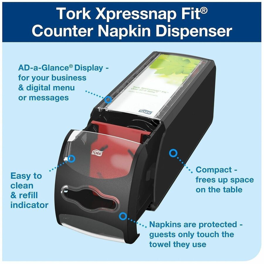 TORK Xpressnap Fit Countertop Napkin Dispenser