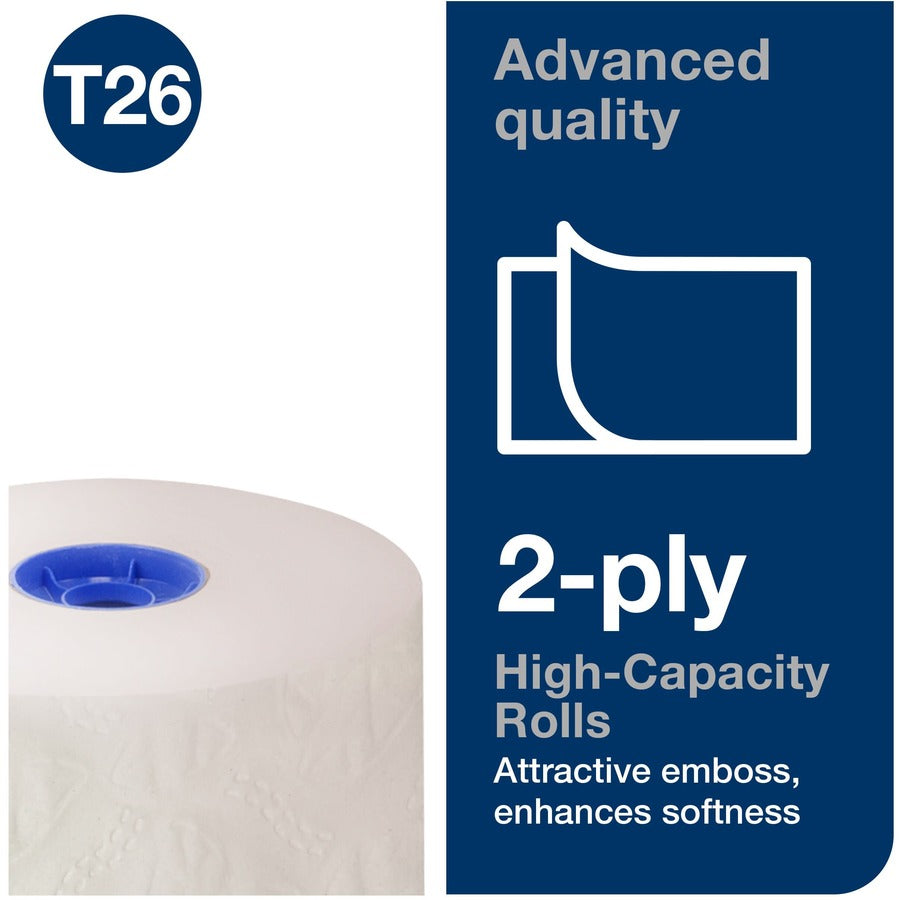 TORK High-Capacity Toilet Paper Roll White T26