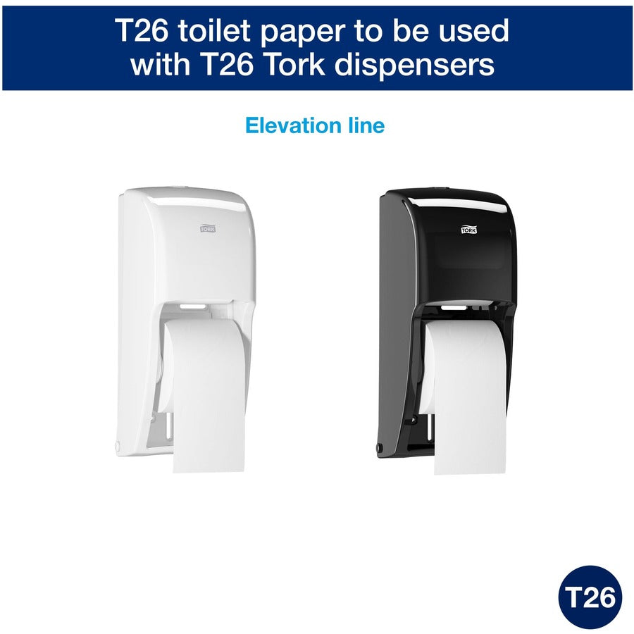 TORK High-Capacity Toilet Paper Roll White T26