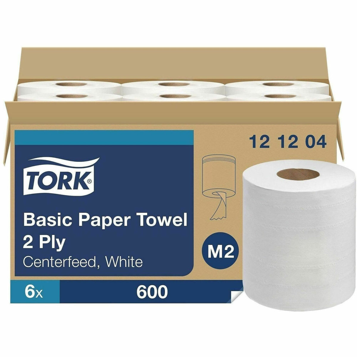 TORK Soft Centerfeed Hand Towel White M2