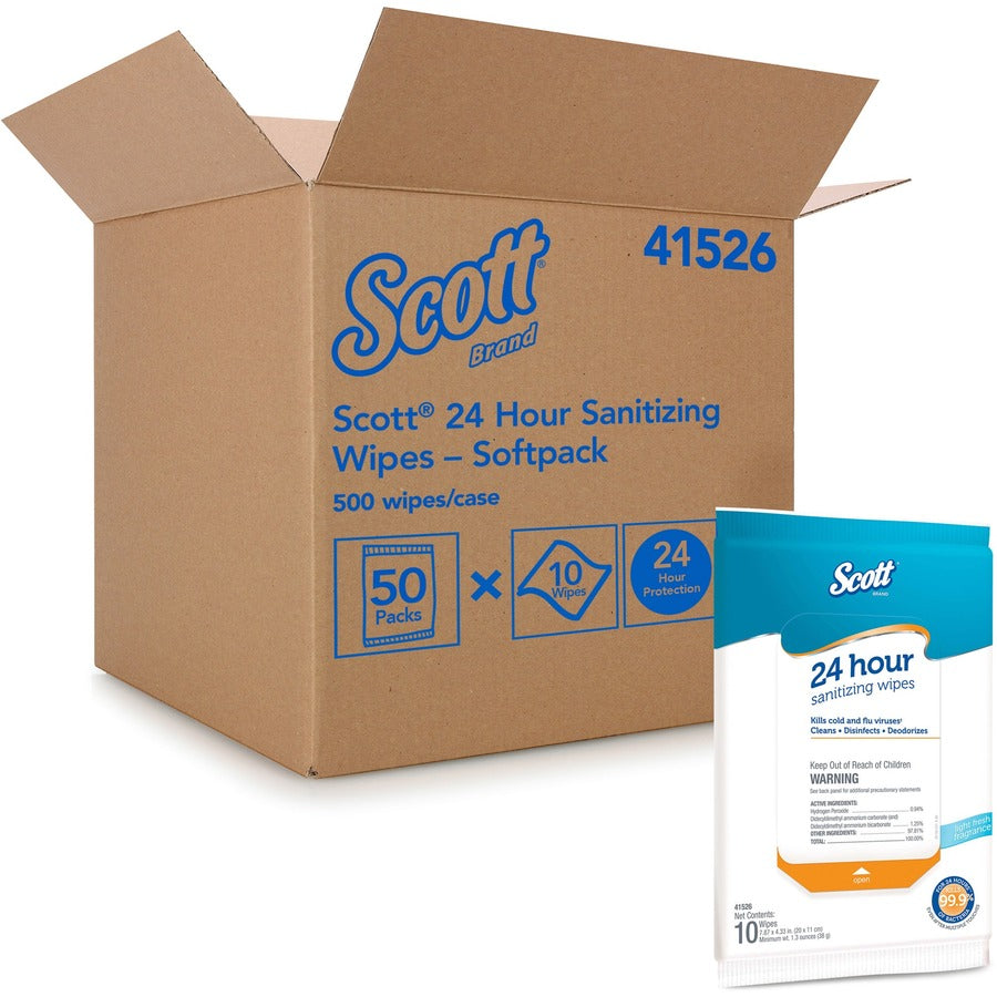 Scott 24 Hour Sanitizing Wipes