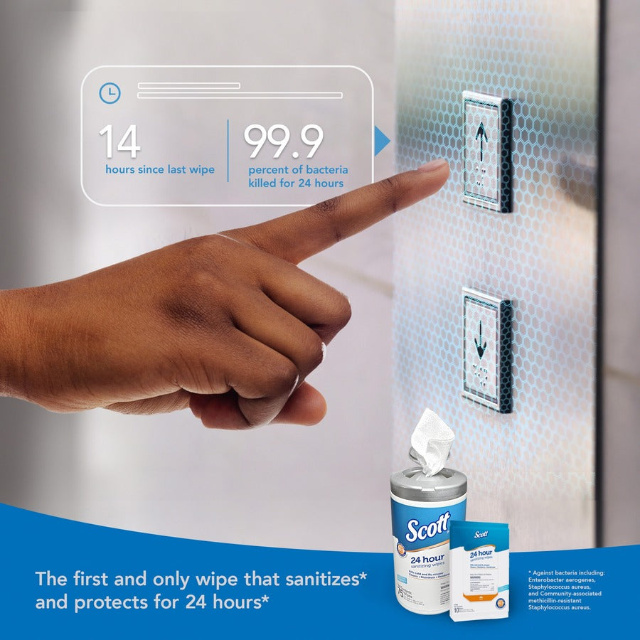 Scott 24 Hour Sanitizing Wipes
