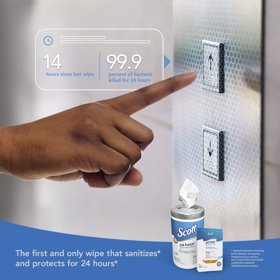 Scott 24 Hour Sanitizing Wipes