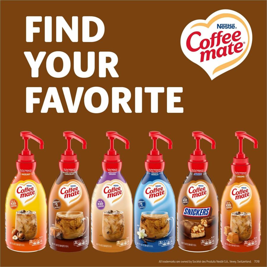 Coffee mate Snickers Liquid Concentrate Coffee Creamer - Pump Bottle