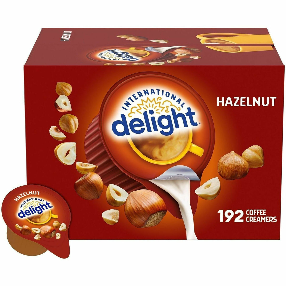 International Delight Hazelnut Liquid Creamer Singles