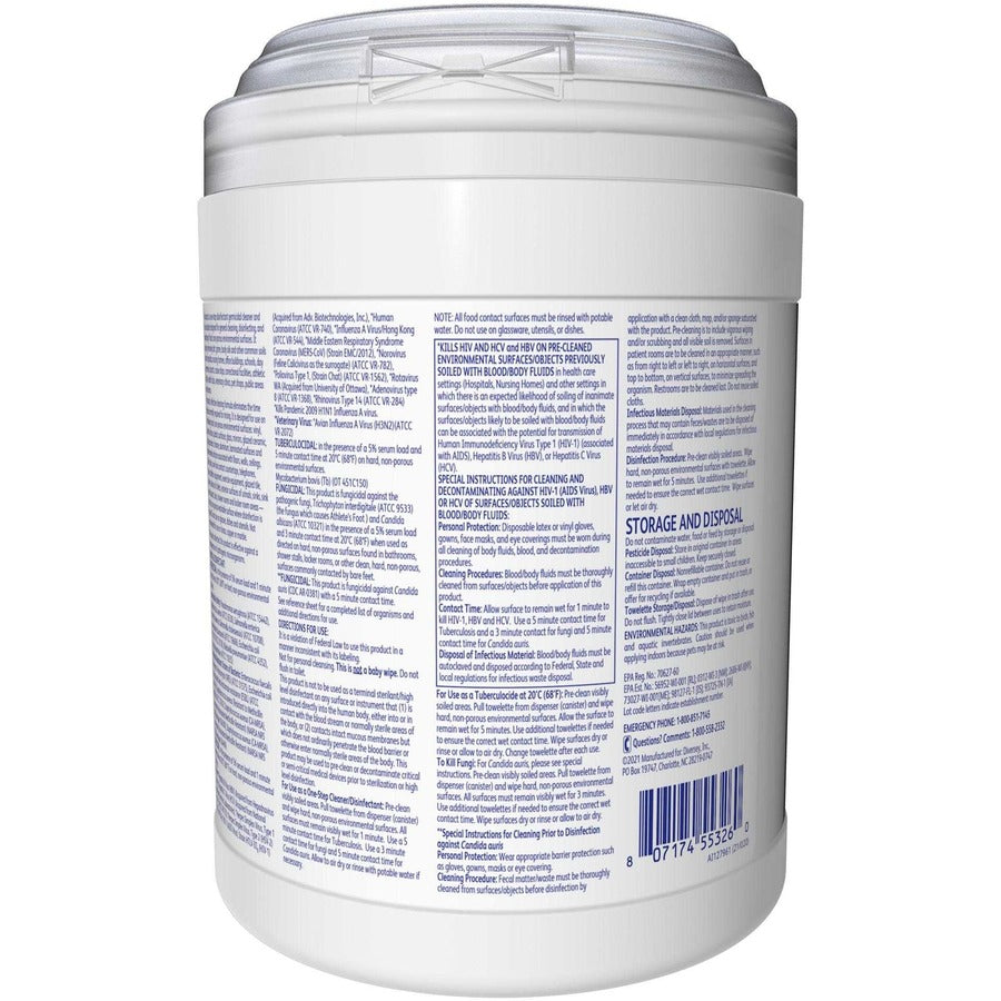 Diversey Oxivir Tb Disinfectant Cleaner Wipes