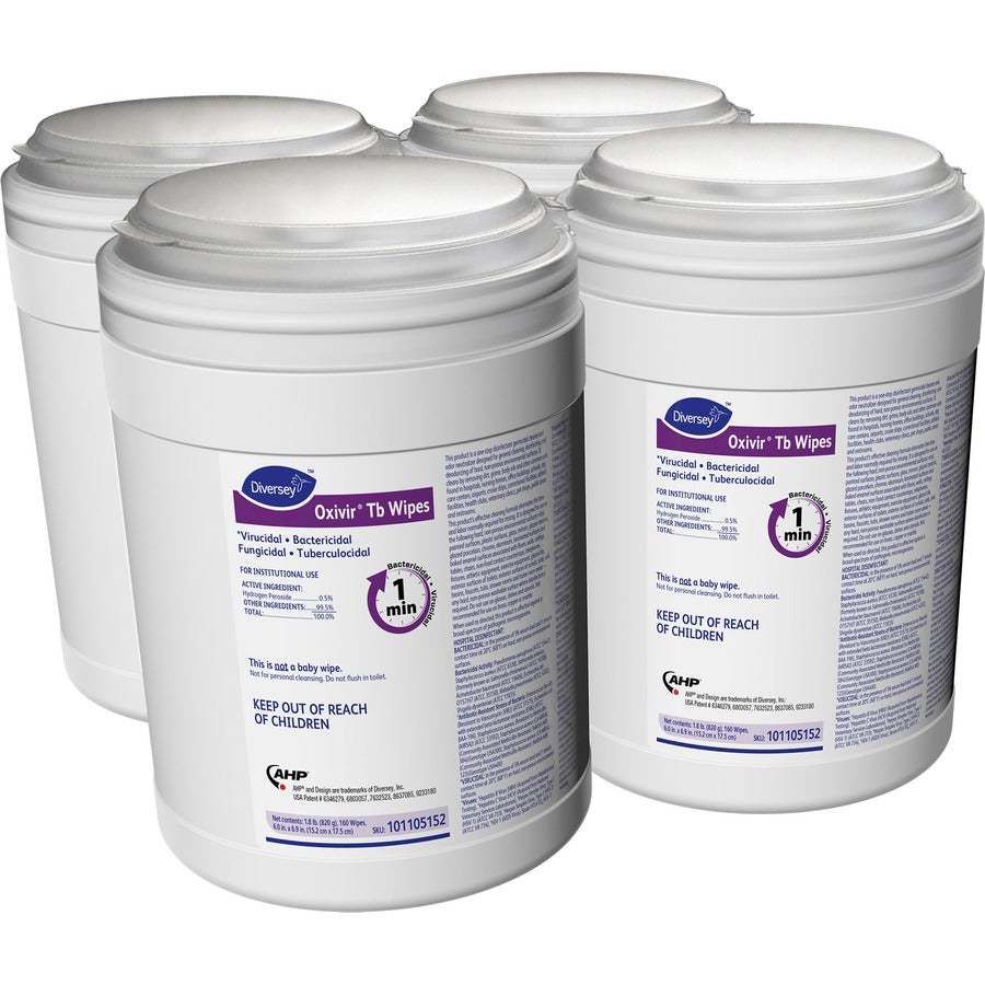 Diversey Oxivir Tb Disinfectant Cleaner Wipes