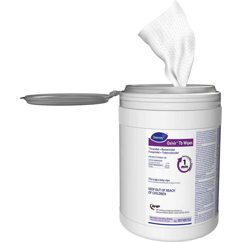 Diversey Oxivir Tb Disinfectant Cleaner Wipes
