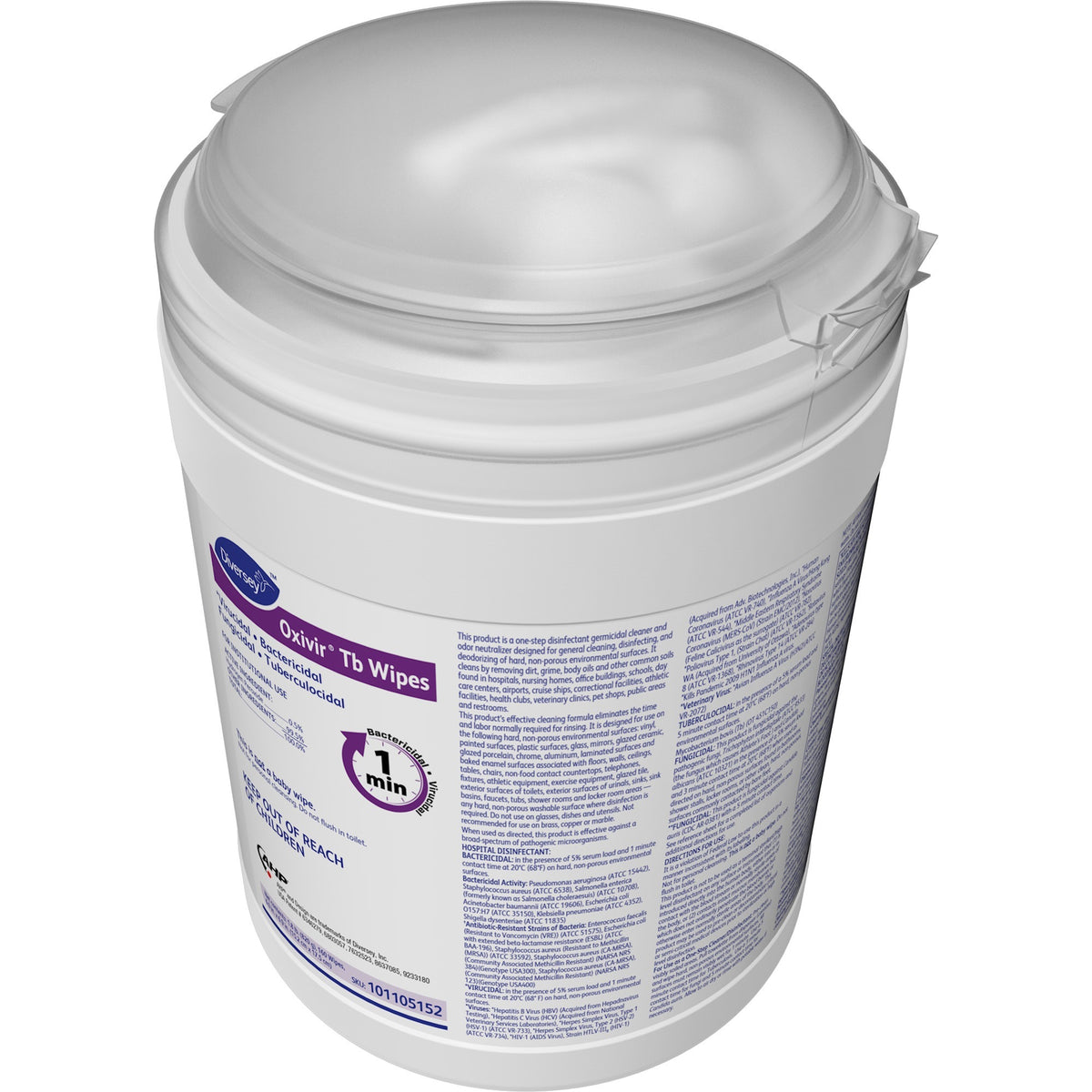 Diversey Oxivir Tb Disinfectant Cleaner Wipes