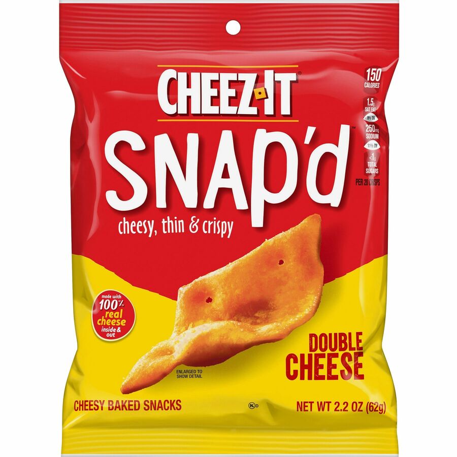 Cheez-It Snap'd Double Cheese Crackers