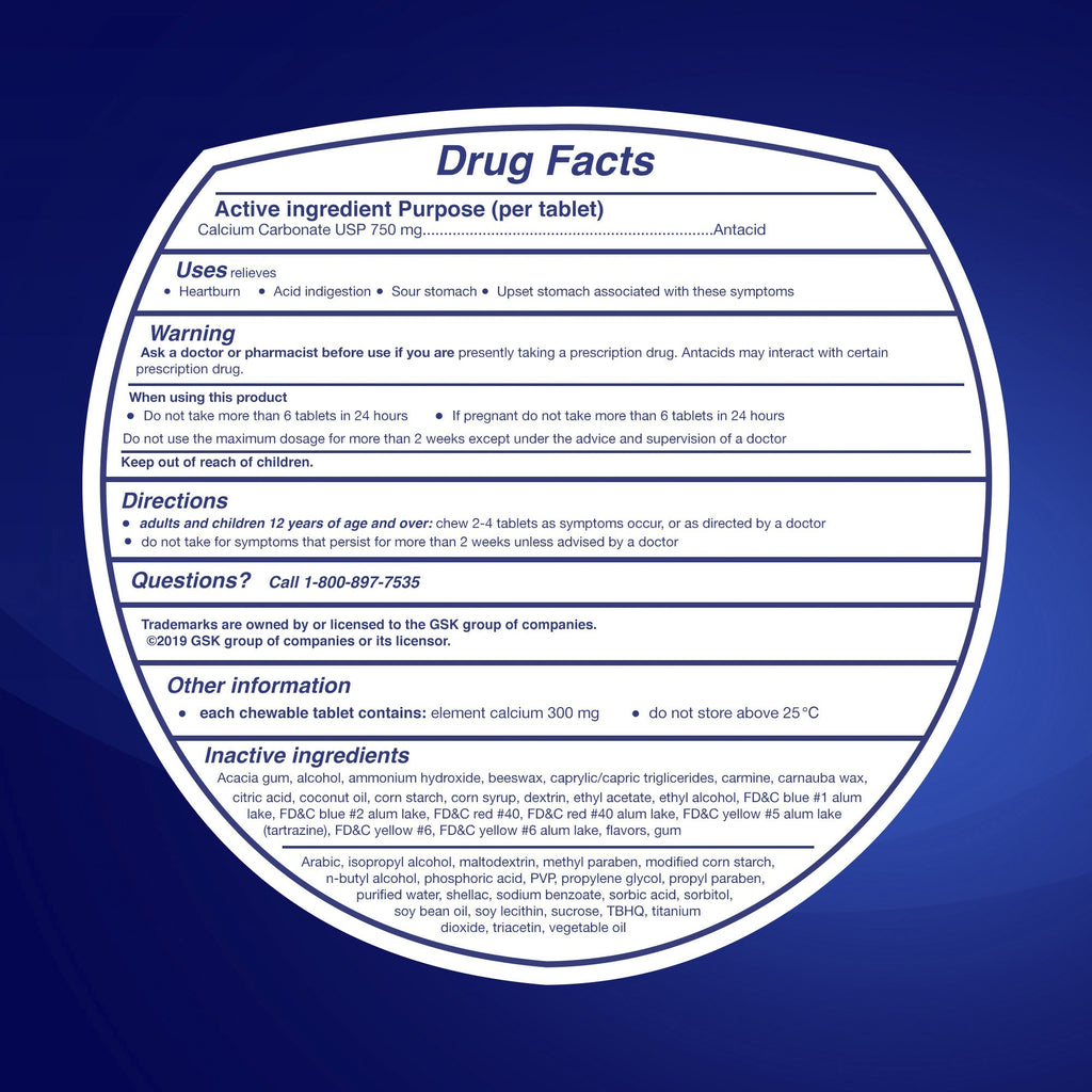 TUMS Chewy Bites Chewable Antacid Tablets