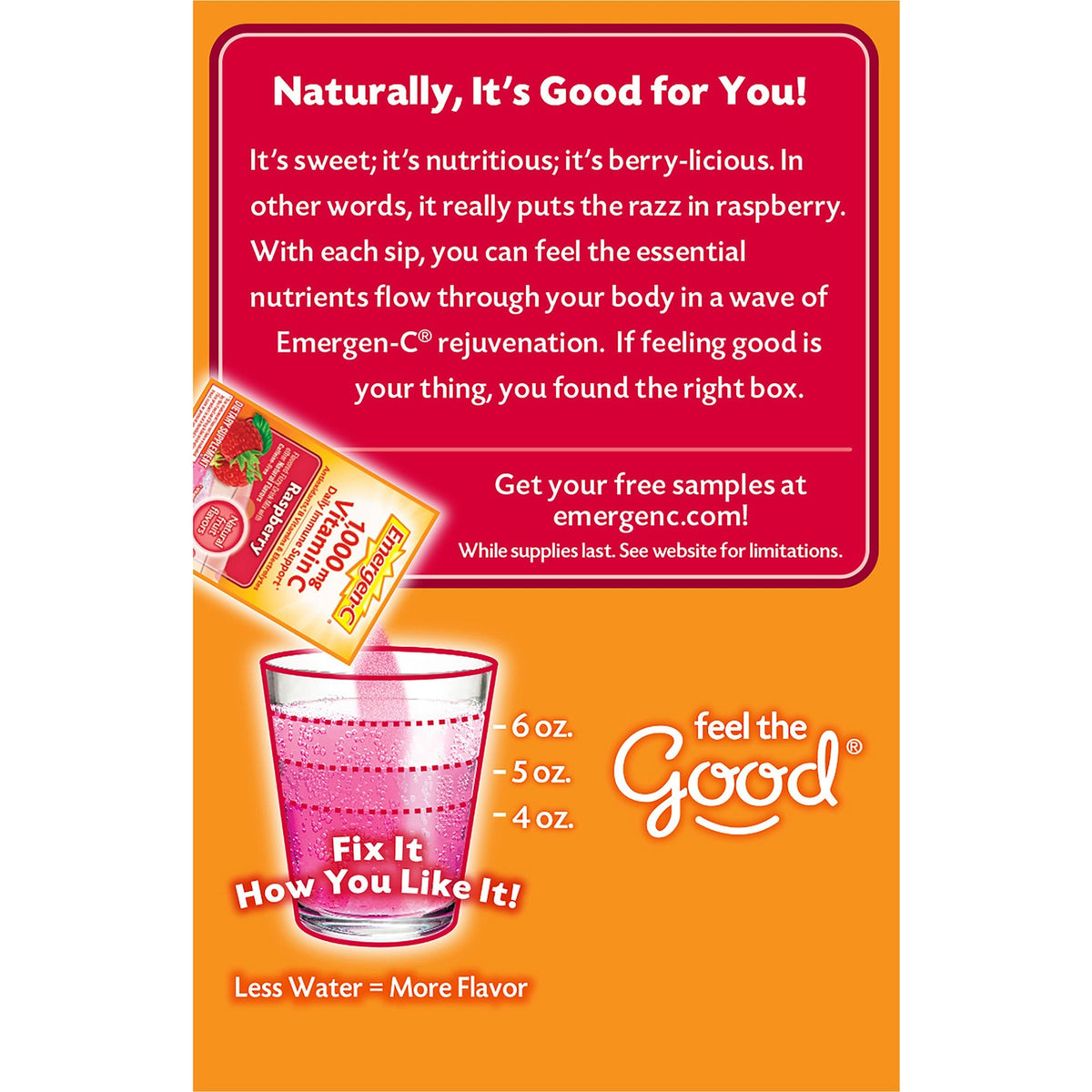 Emergen-C Raspberry Vitamin C Drink Mix