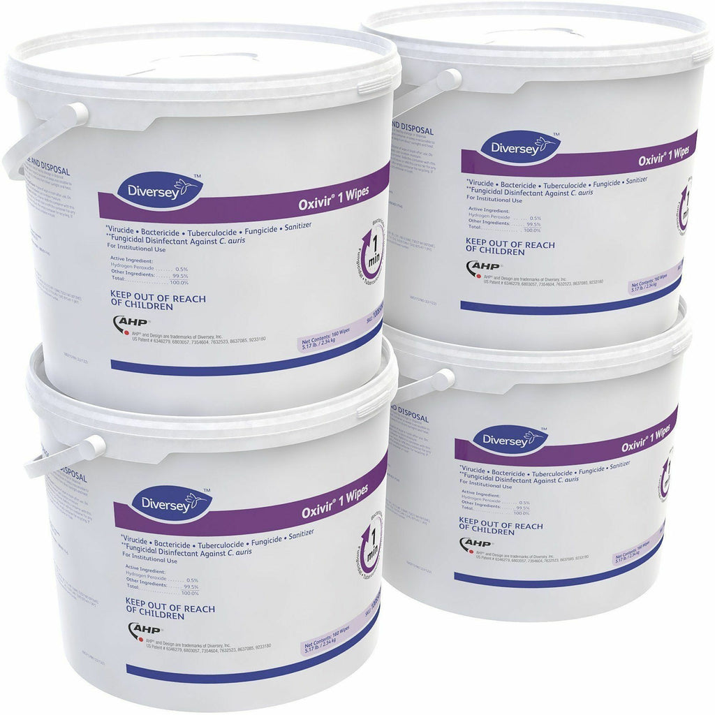 Diversey One-Step Ready-to-Use Hospital Disinfectant Cleaner Wipe