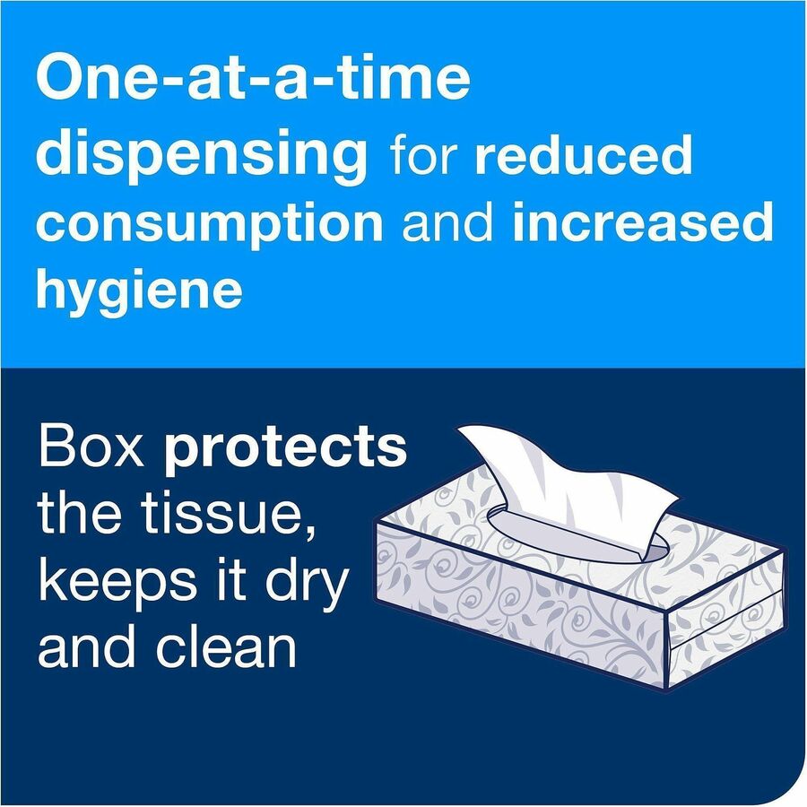 TORK Advanced Facial Tissue Flat Box White