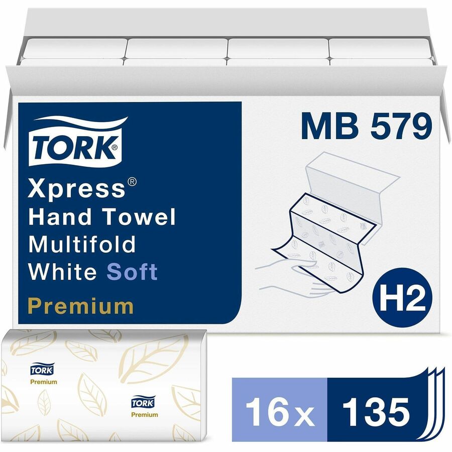 TORK Xpress Soft Multifold Hand Towel White H2
