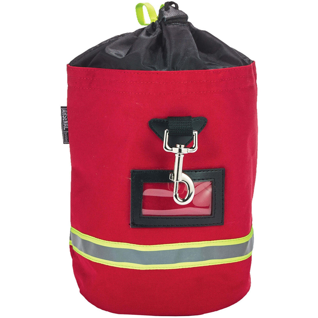 Ergodyne Arsenal 5080L Carrying Case Gear, Belt, ID Card, Full Mask Respirator, SCBA Mask - Red