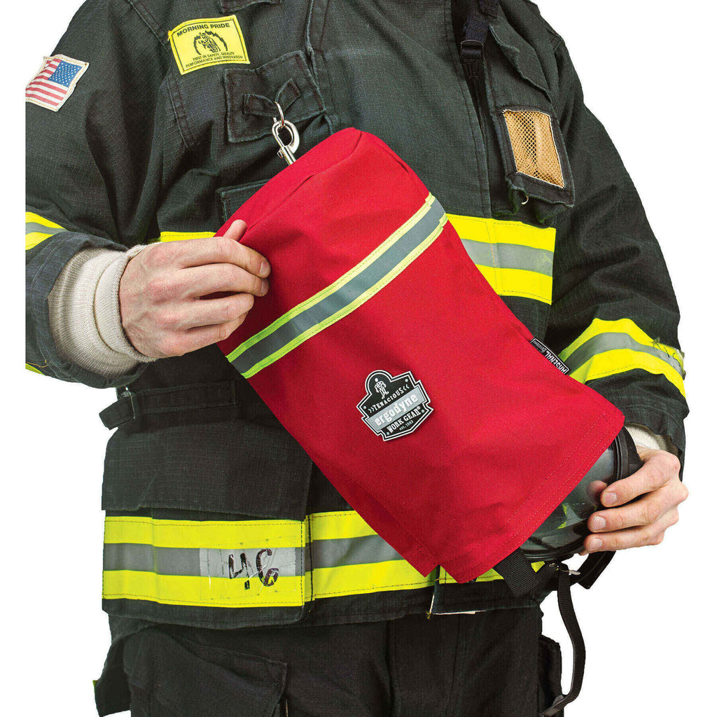 Ergodyne Arsenal 5082 Carrying Case Gear, Belt, ID Card, Full Mask Respirator, SCBA Mask - Red