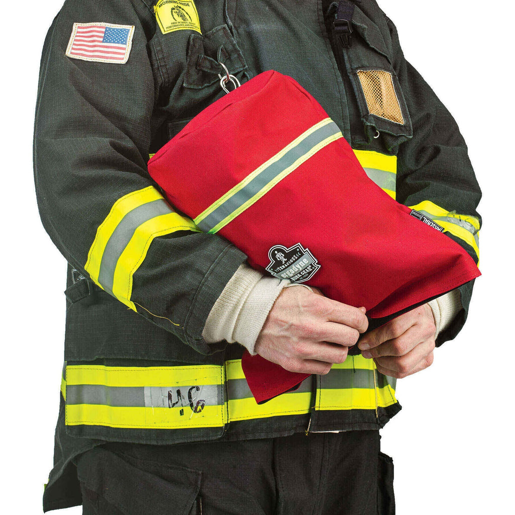 Ergodyne Arsenal 5082 Carrying Case Gear, Belt, ID Card, Full Mask Respirator, SCBA Mask - Red