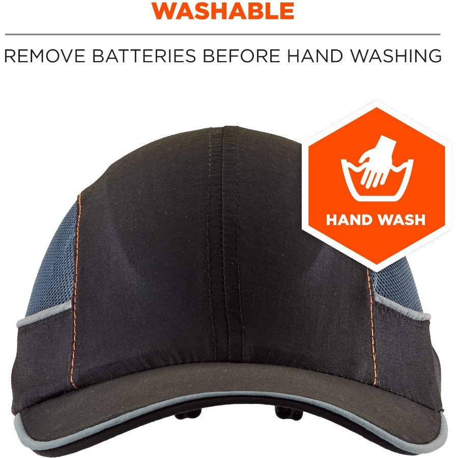 Ergodyne 8960 Bump Cap Hat with LED Light