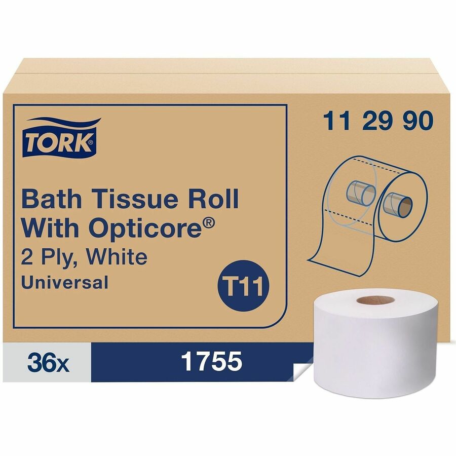TORK Bath Tissue Roll w/OptiCore