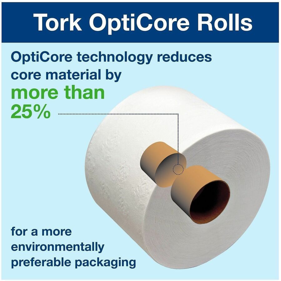 TORK Bath Tissue Roll w/OptiCore