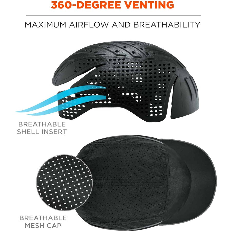 Ergodyne 8965 Long Brim Cap with LED Light