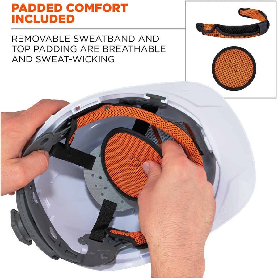 Ergodyne 8973LED Full Brim Hard Hat