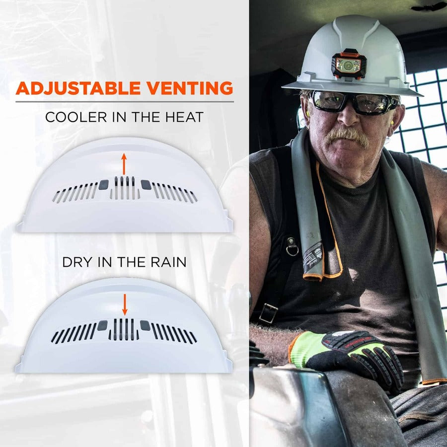 Ergodyne 8973LED Full Brim Hard Hat