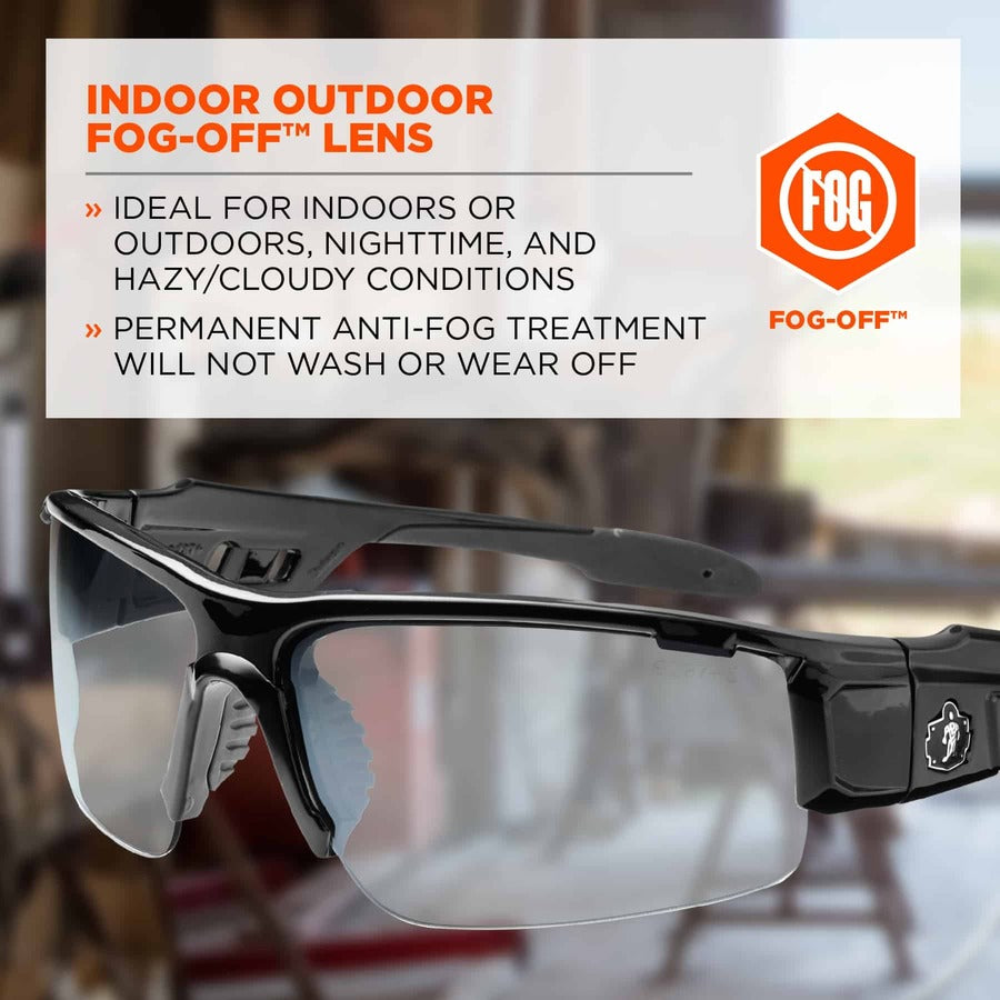 Ergodyne Dagr AF Clear Safety Glasses