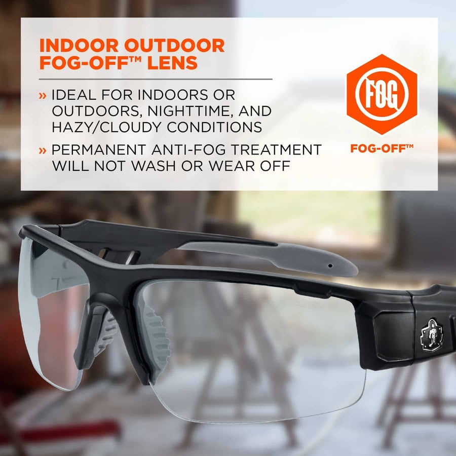 Ergodyne Dagr AF Clear Safety Glasses