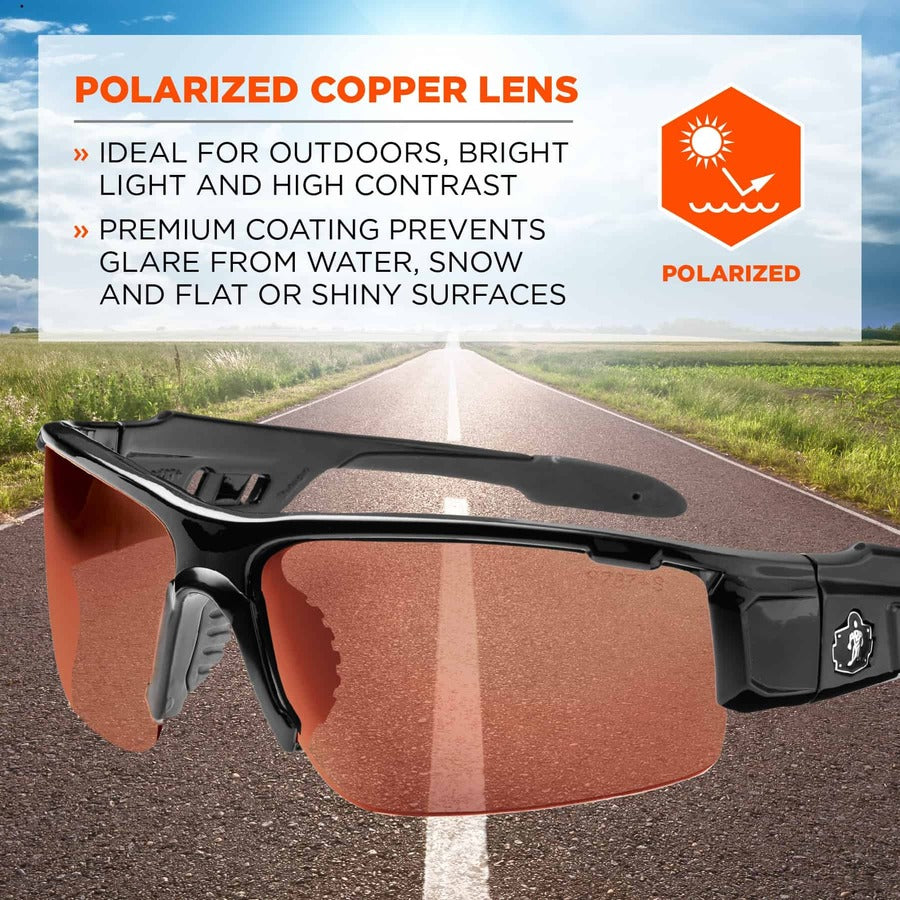 Ergodyne Dagr PZ Copper Safety Glasses