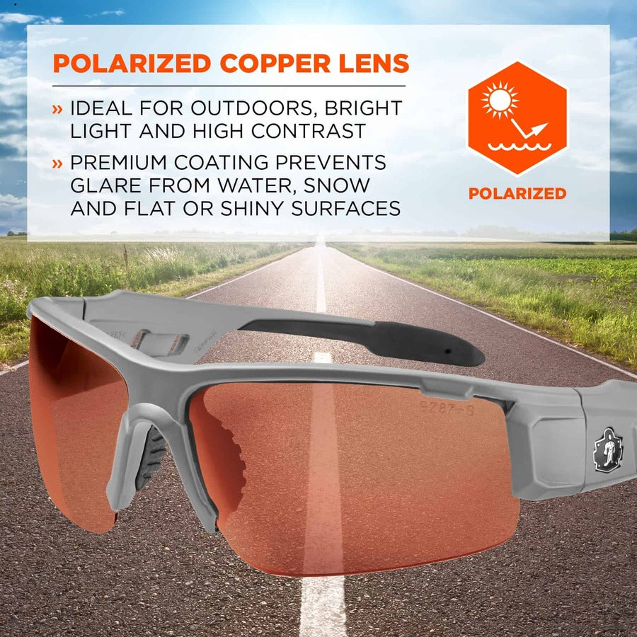 Ergodyne Dagr PZ Copper Safety Glasses