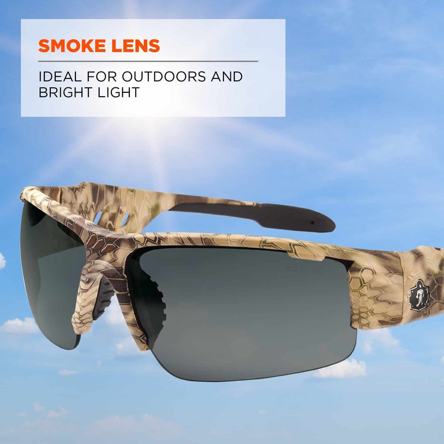 Ergodyne Dagr Smoke Lens Safety Glasses