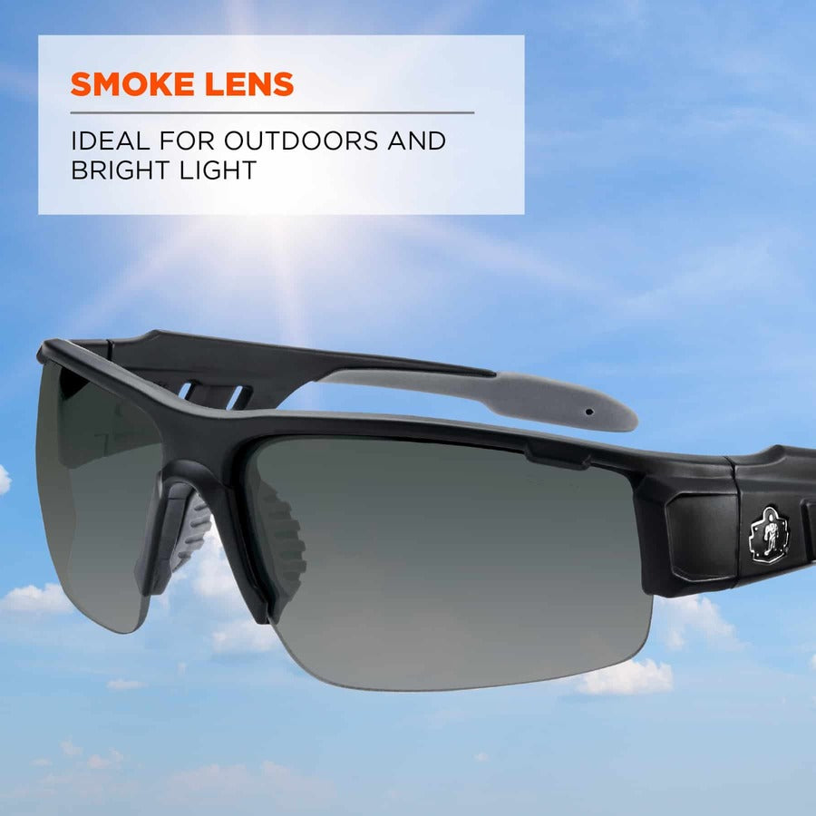 Ergodyne Dagr Smoke Lens Safety Glasses