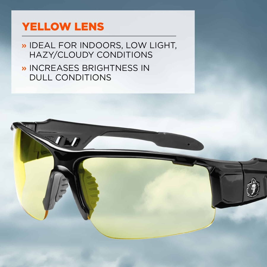 Ergodyne Dagr Smoke Lens Safety Glasses