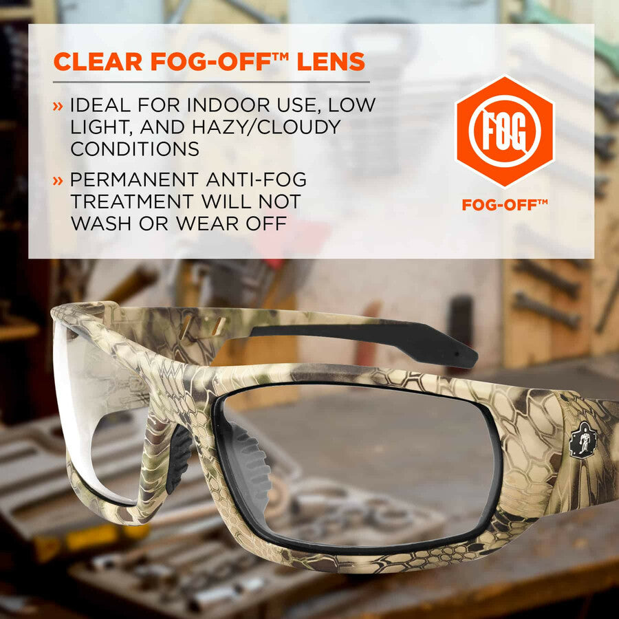 Ergodyne Odin AF Clear Safety Glasses