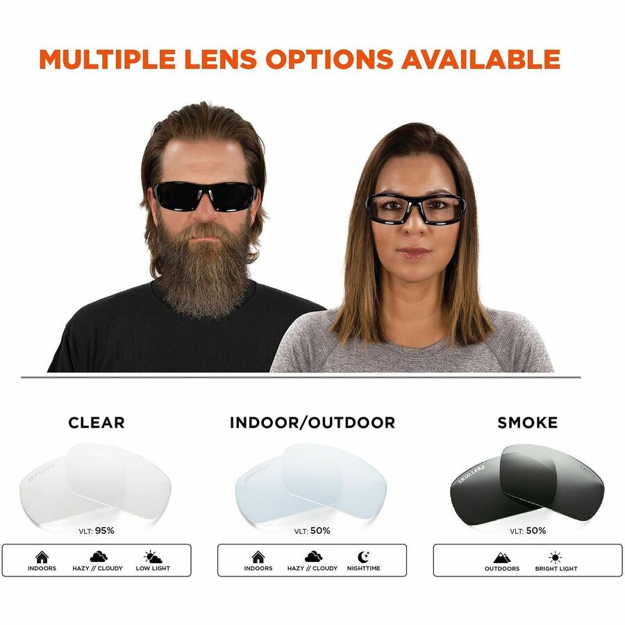 Ergodyne Odin AF Smoke Safety Glasses
