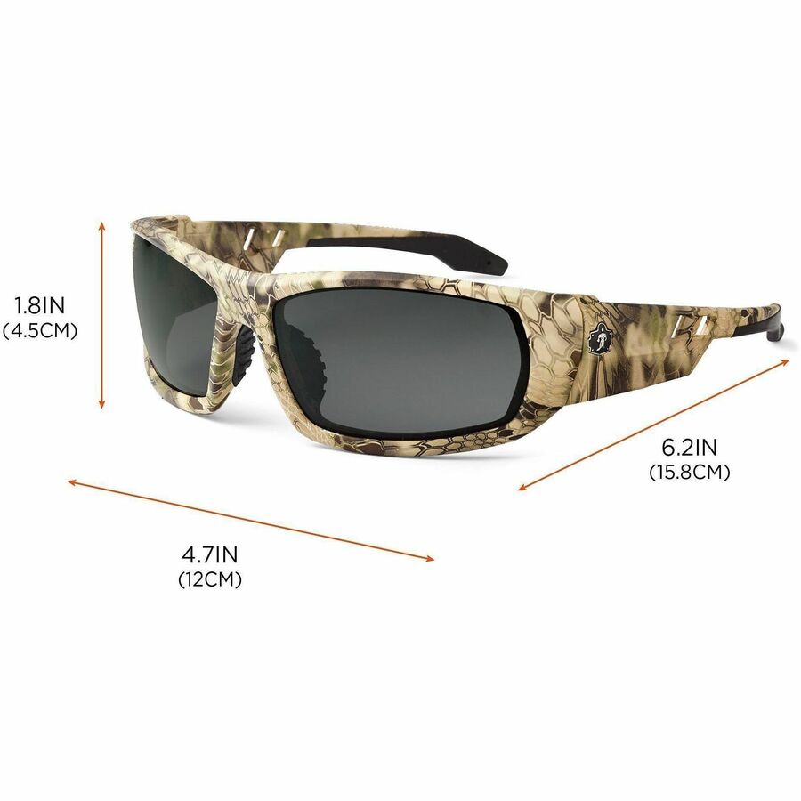 Ergodyne Odin AF Smoke Safety Glasses