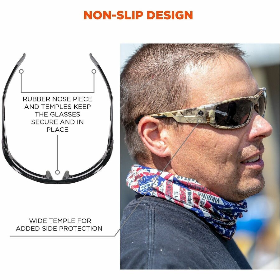 Ergodyne Odin AF Smoke Safety Glasses