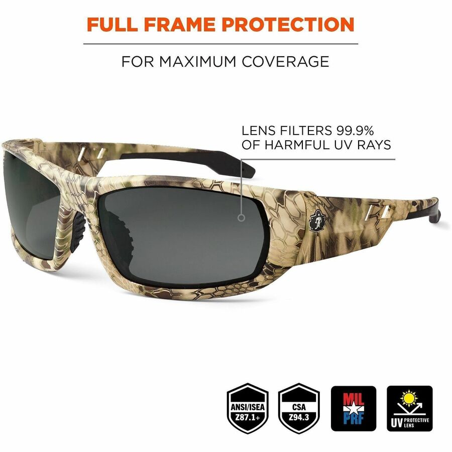 Ergodyne Odin AF Smoke Safety Glasses