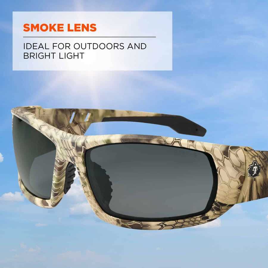 Ergodyne Odin Smoke Lens Safety Glasses