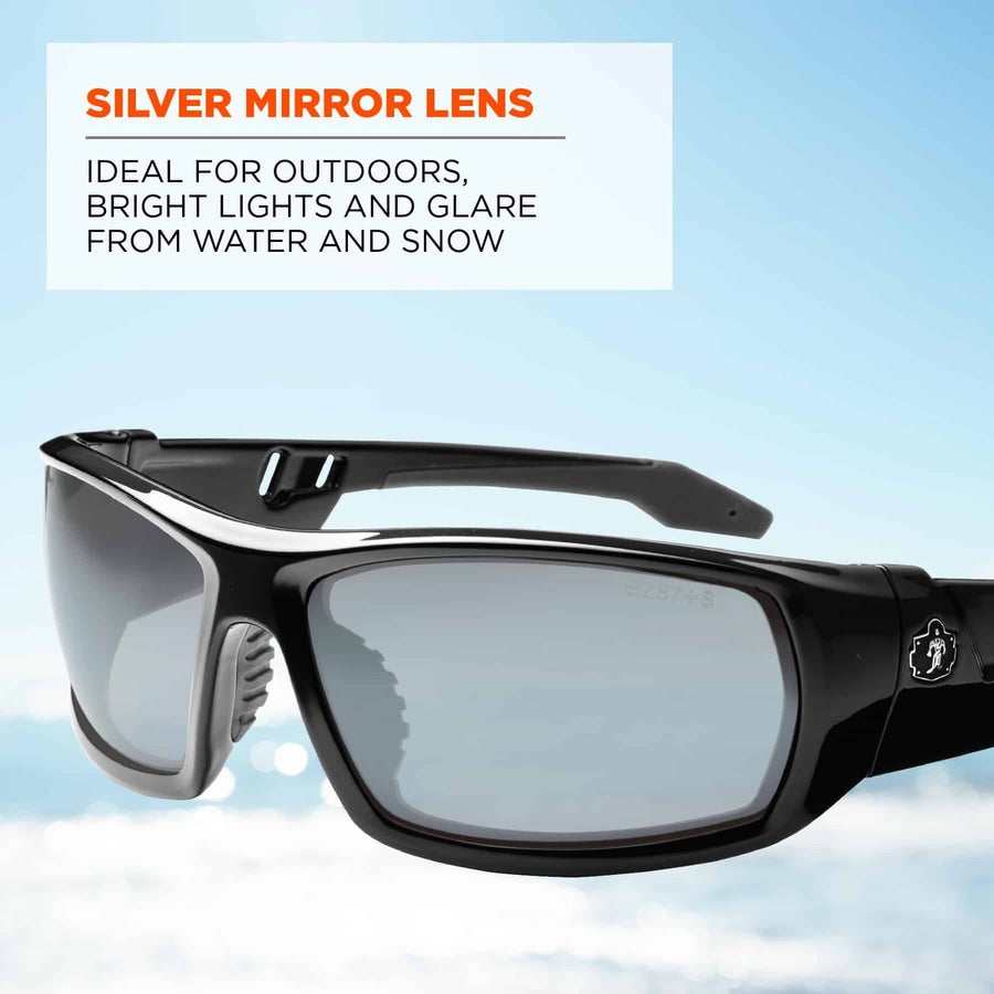 Ergodyne Silver Mirror Safety Glasses