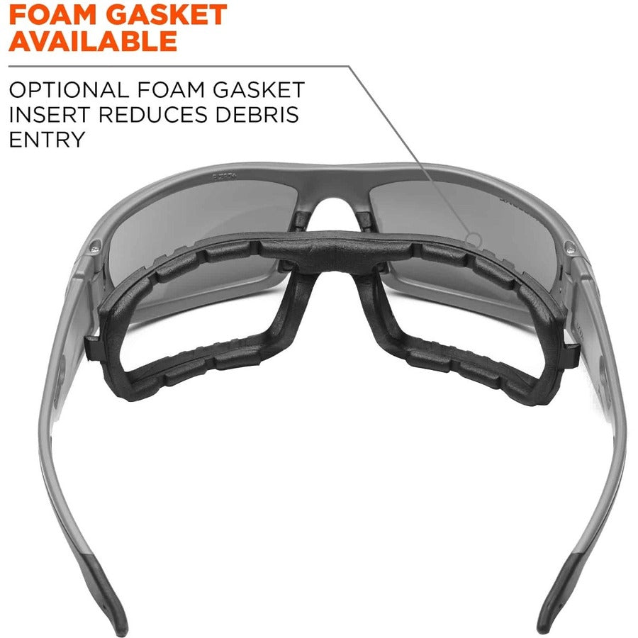 Ergodyne Silver Mirror Safety Glasses