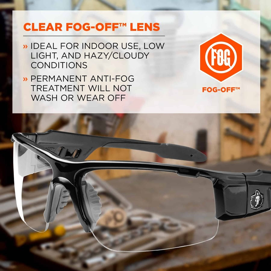 Ergodyne Dagr AF Clear Safety Glasses